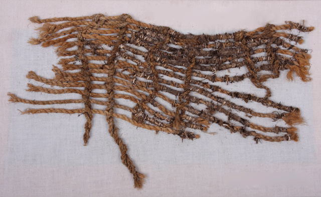 37.21.34, feather blanket fragment